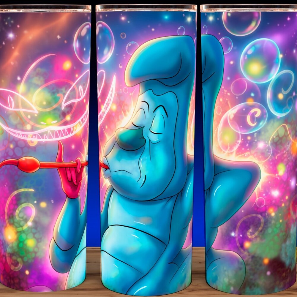 Alice in Wonderland Absolem Caterpillar with Bubbles Cup Mug Tumbler